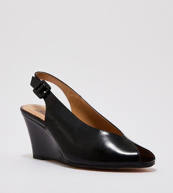 Florsheim Florsheim - Black Wedge Sandals