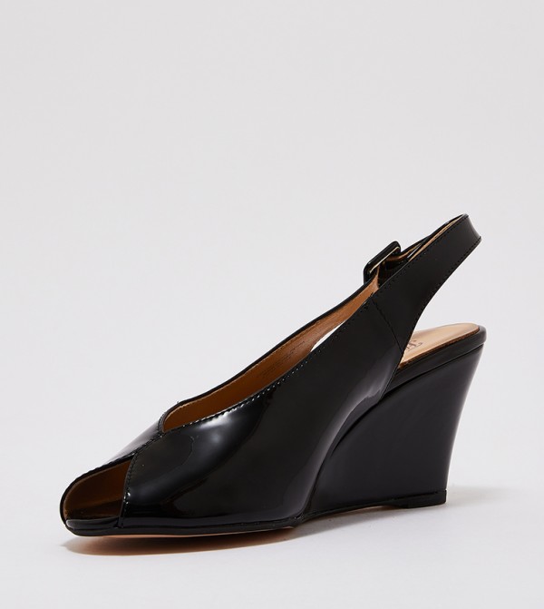Florsheim Florsheim - Black Wedge Sandals