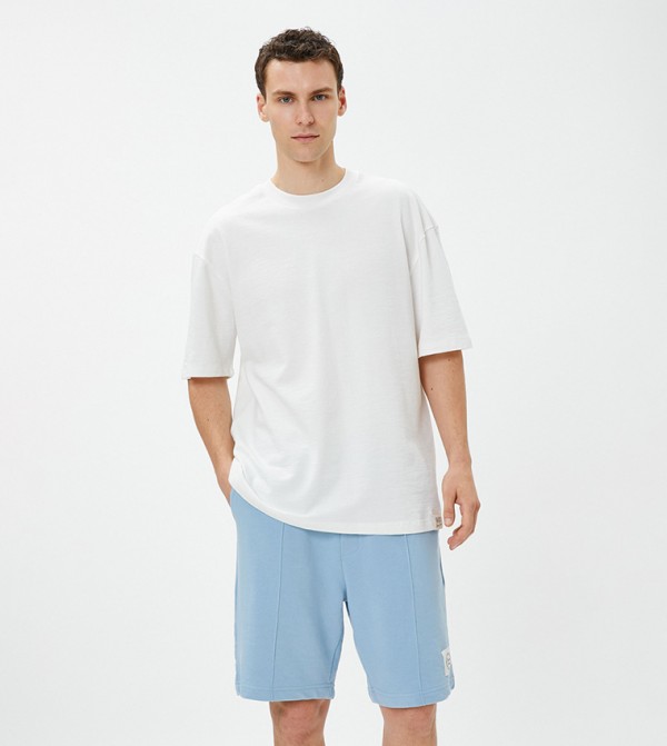 Koton  Shorts - Blue Casual Shorts