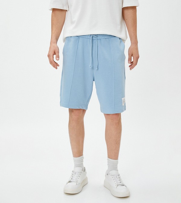 Koton  Shorts - Blue Casual Shorts