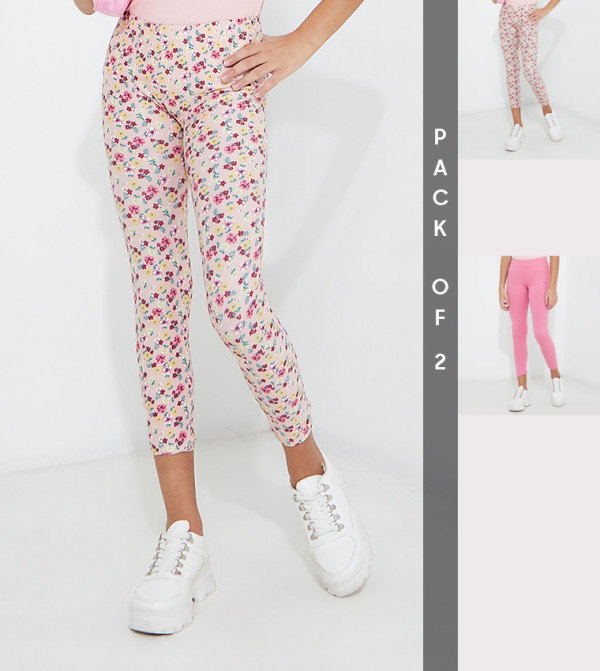 Aeropostale Aeropostale - Magenta leggings