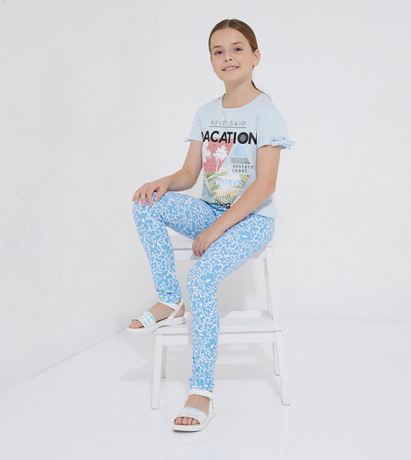 Aeropostale Aeropostale - Blue leggings