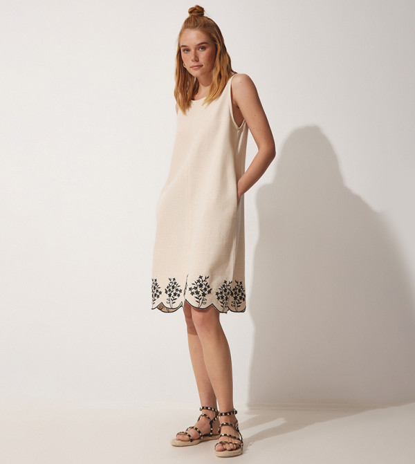 Happiness İstanbul Happiness Istanbul - Beige Casual Dresses