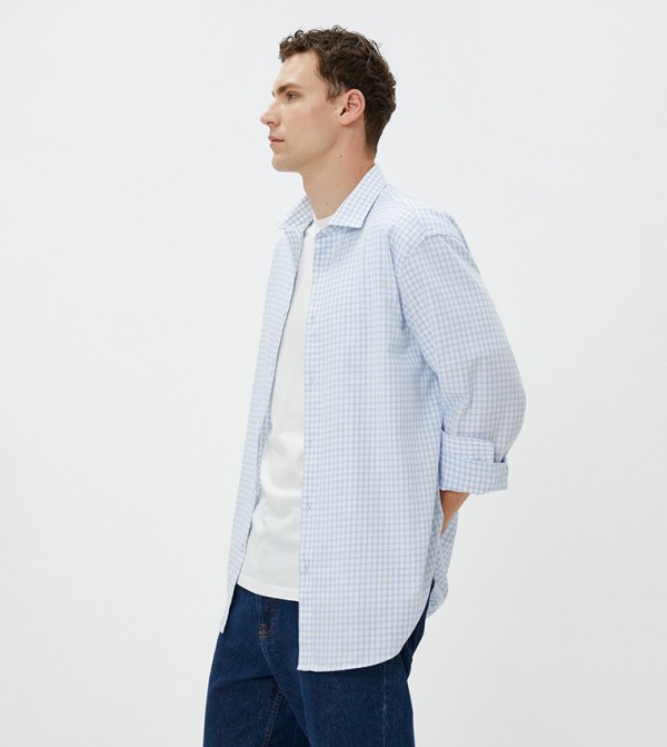 Koton - Outlet Koton - Outlet - Blue Casual Shirts