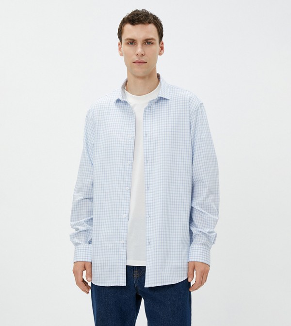 Koton - Outlet Koton - Outlet - Blue Casual Shirts