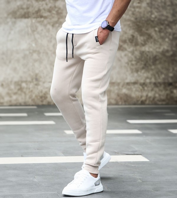 Madmext  - Beige Joggers