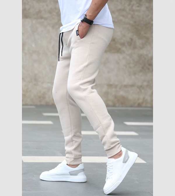 Madmext  - Beige Joggers