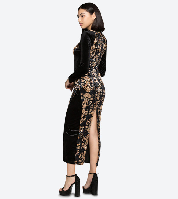 OWN THE LOOKS evening wear - Black Party Dresses
