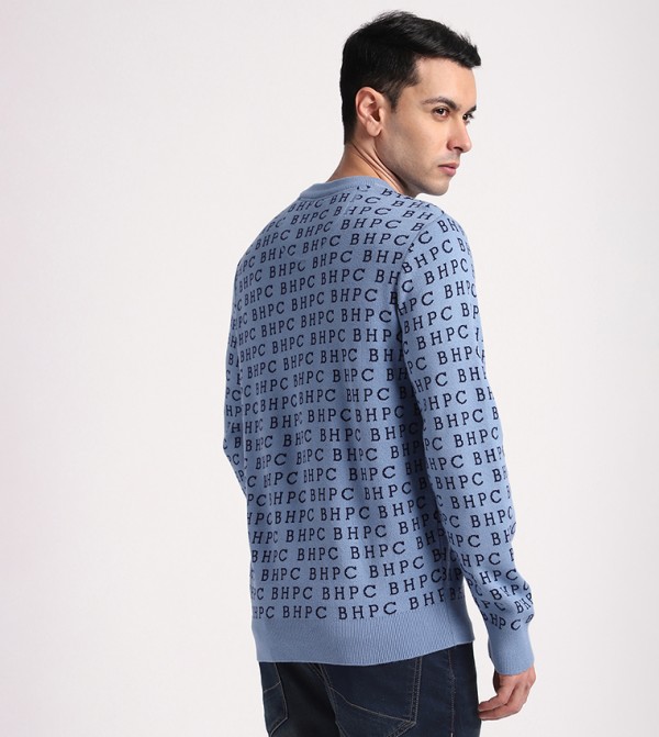 بيفرلي هيلز بولو كلوب بيفرلي هيلز بولو كلوب - أزرق Round Neck Sweaters