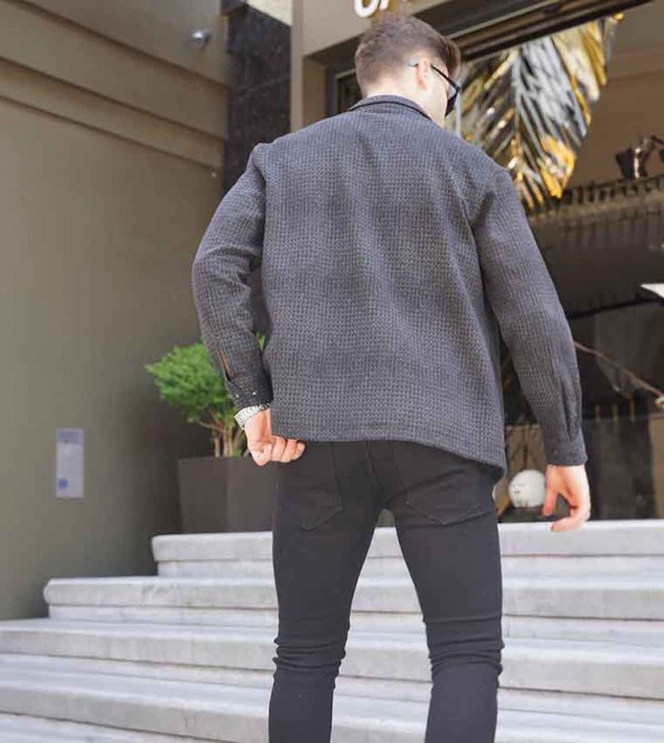 Madmext  - Grey Casual Jackets