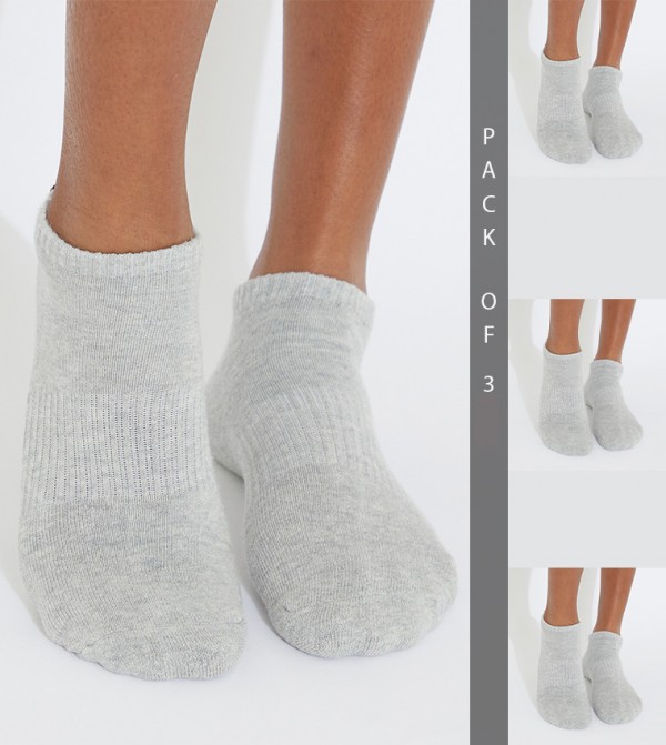 Aeropostale  Socks - Grey Ankle Socks
