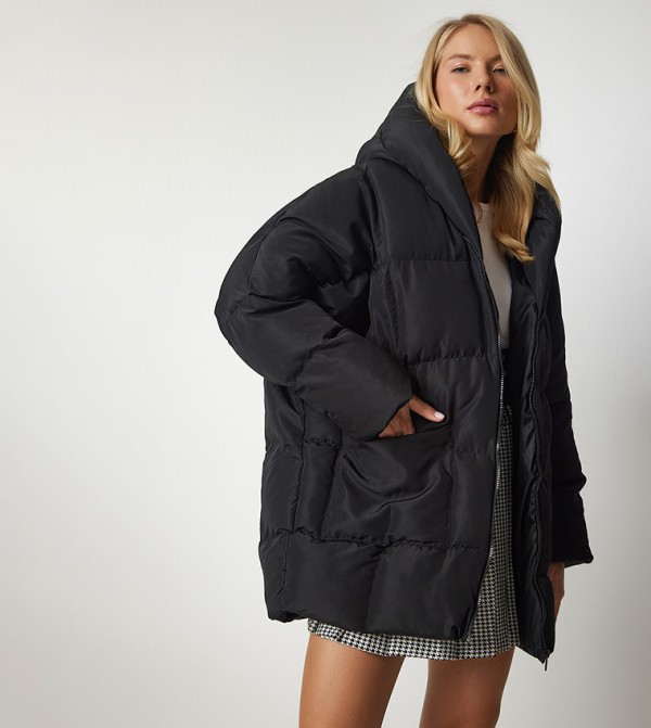 Happiness İstanbul Happiness Istanbul - Black Puffer & Quilted Jackets