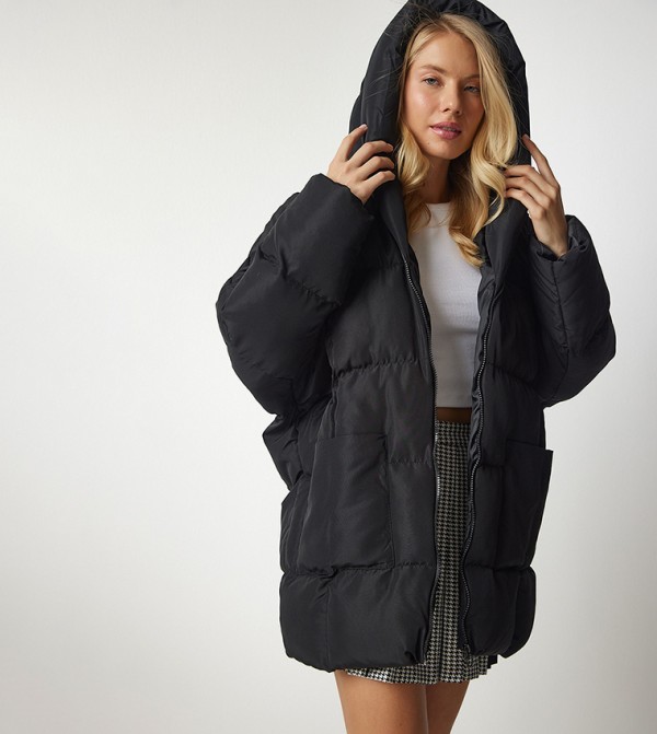 Happiness İstanbul Happiness Istanbul - Black Puffer & Quilted Jackets