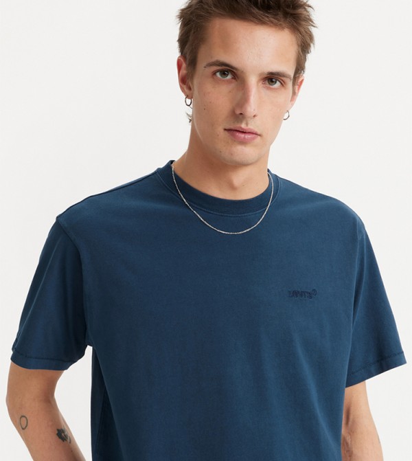 Levi's Levi's - Blue Round Neck T-Shirts