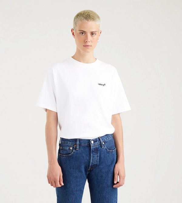 Levi's Women Levis X Deepika - White Casual T-Shirts