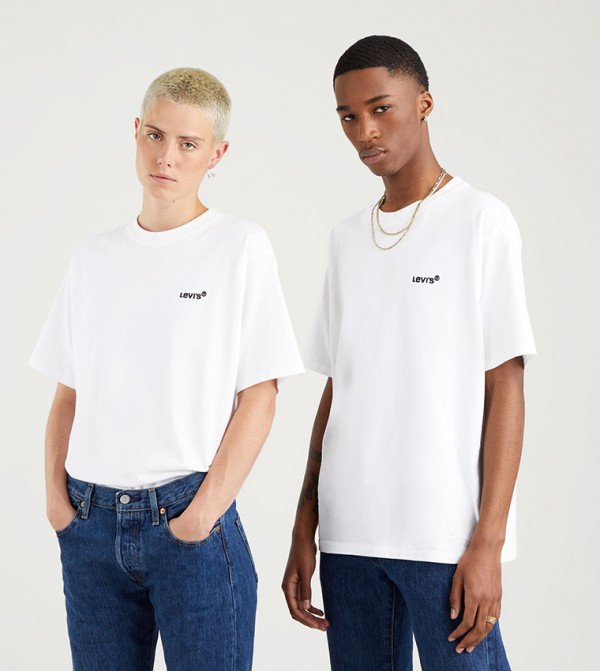 Levi's Women Levis X Deepika - White Casual T-Shirts
