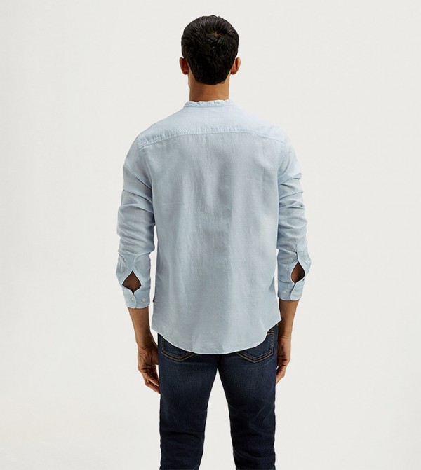 ليفايز  قمصان - أزرق Long Sleeves