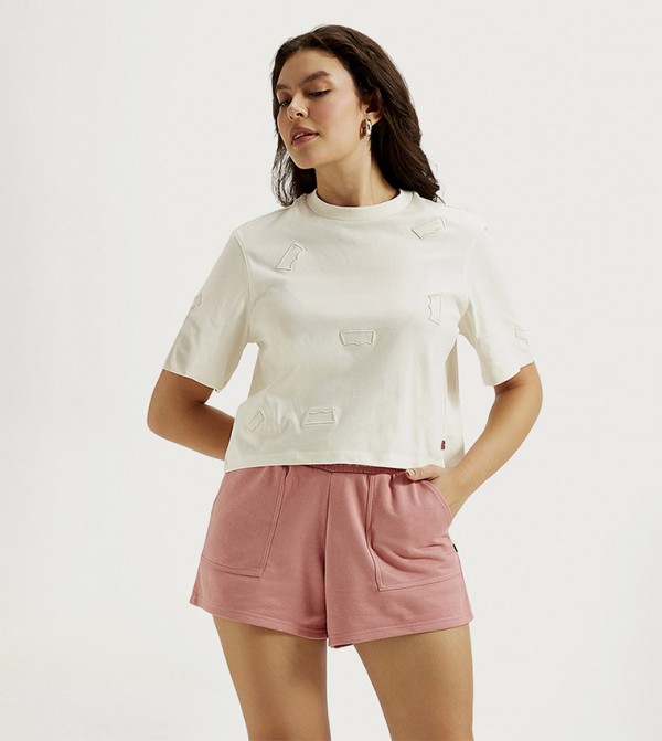 Levi's  Clothing - White Short Sleeve T-Shirts