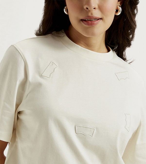 Levi's  Clothing - White Short Sleeve T-Shirts
