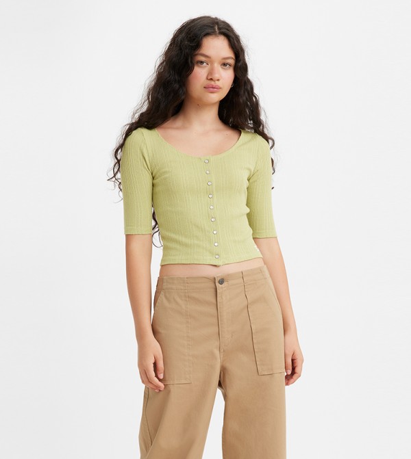 Levi's  Tops - Green Tops & Blouses