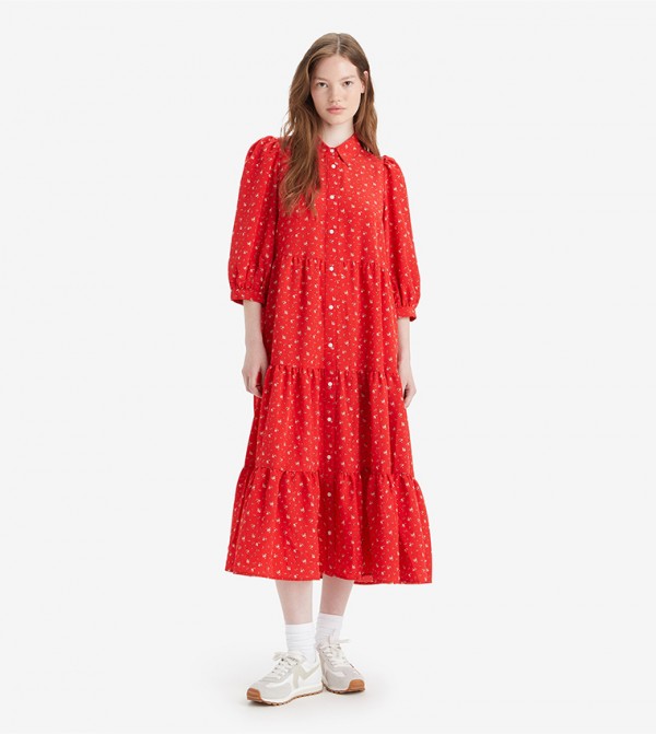 Levi's  Dresses - Red Casual Dresses