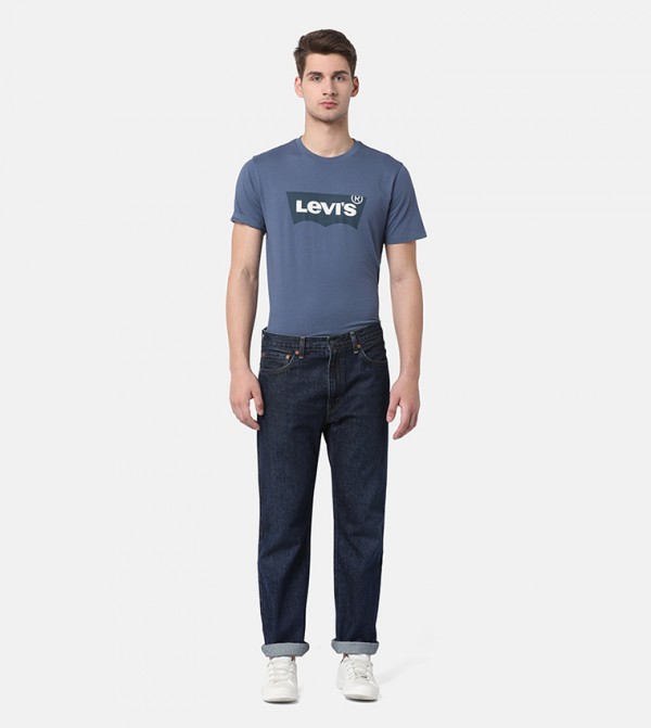 ليفايز رجال - كحلي Straight Jeans