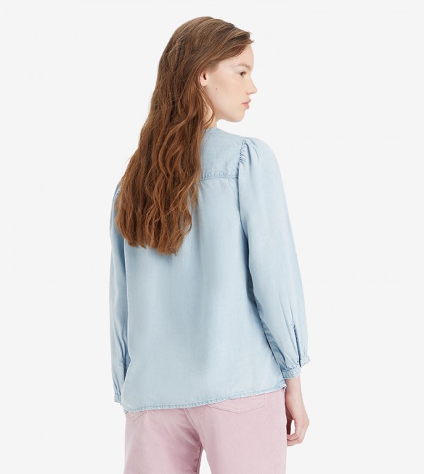 Levi's  Tops - Light Blue Tops & Blouses