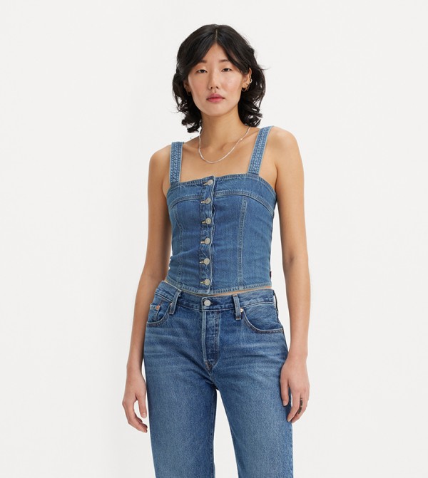 Levi's  Tops - Indigo Tops & Blouses