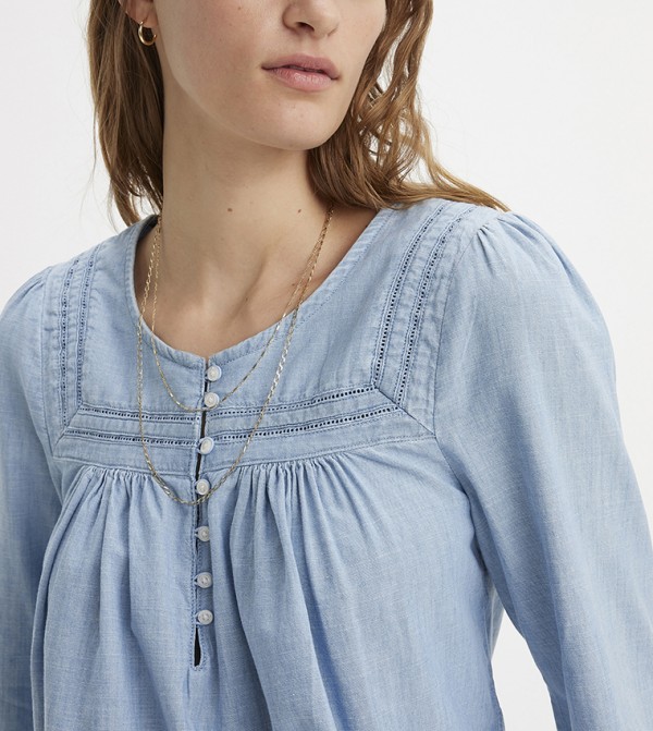 Levi's  Tops - Indigo Tops & Blouses