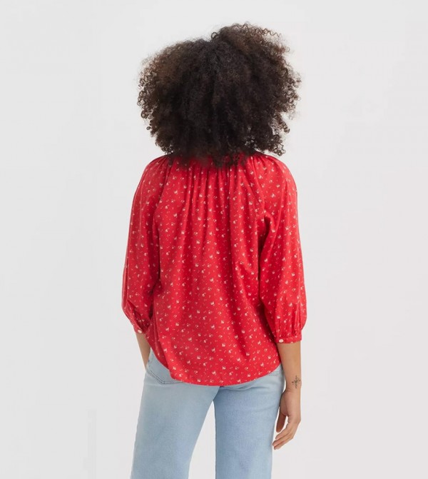 Levi's  Tops - Red Tops & Blouses