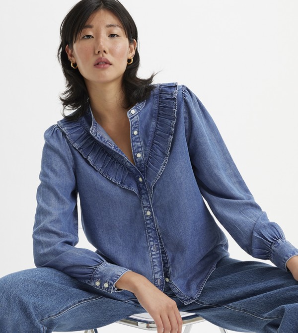 Levi's  Tops - Indigo Tops & Blouses