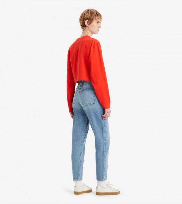 ليفايز  - أزرق Mom Jeans