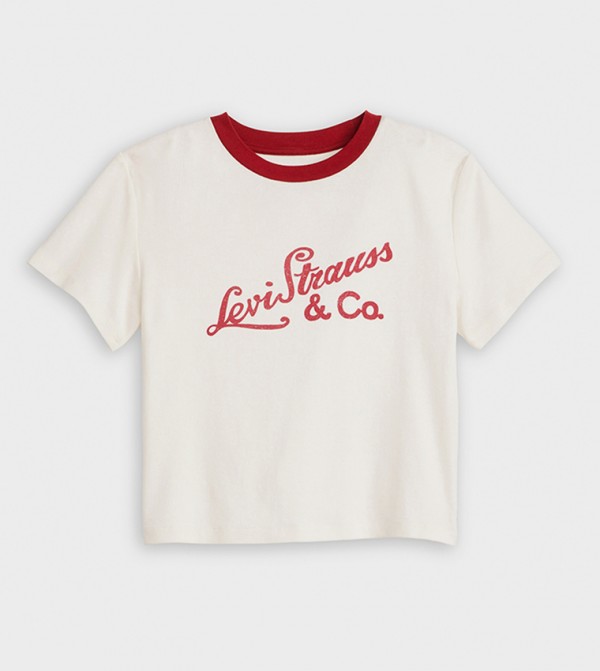 ليفايز  تيشيرتات - أبيض Short Sleeve T-Shirts