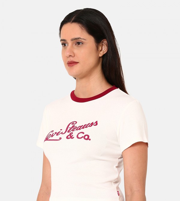 ليفايز  تيشيرتات - أبيض Short Sleeve T-Shirts