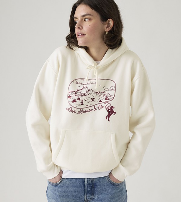 Levi's  Hoodies - White Hoodies