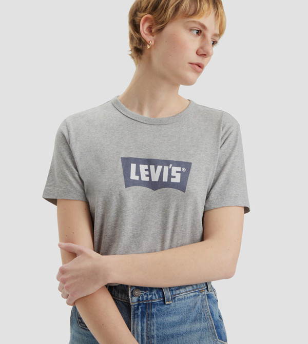 Levi's  T-Shirts - Grey Short Sleeve T-Shirts