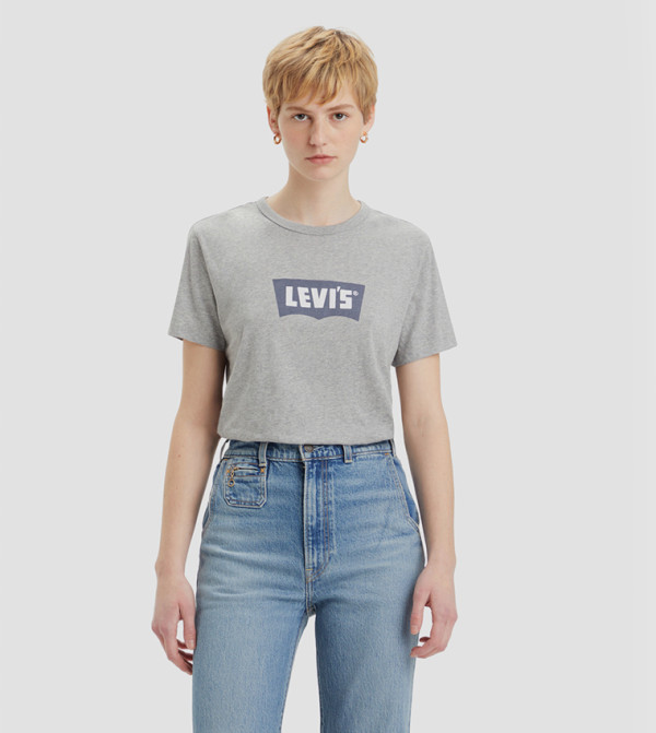 Levi's  T-Shirts - Grey Short Sleeve T-Shirts