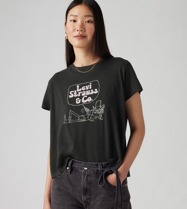 Levi's Levi's - Black Short Sleeve T-Shirts