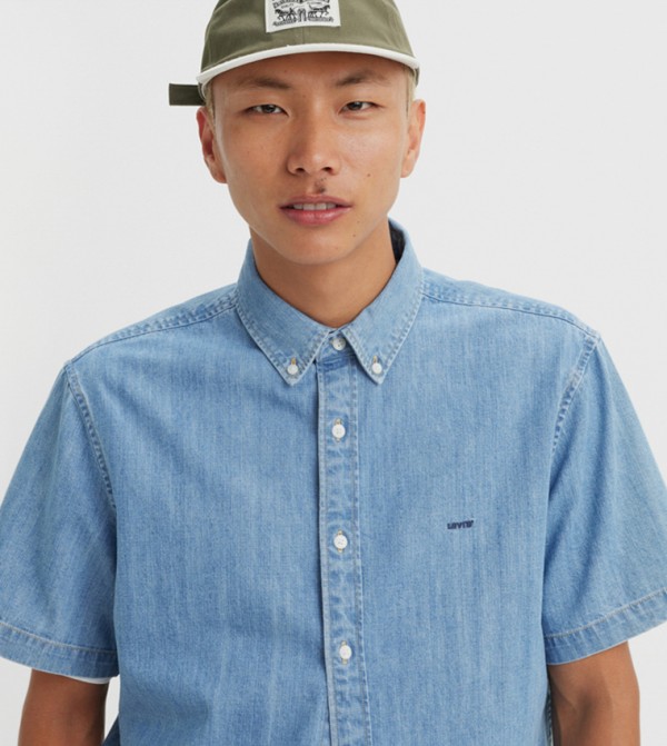 ليفايز ليفايز - أزرق Short Sleeves