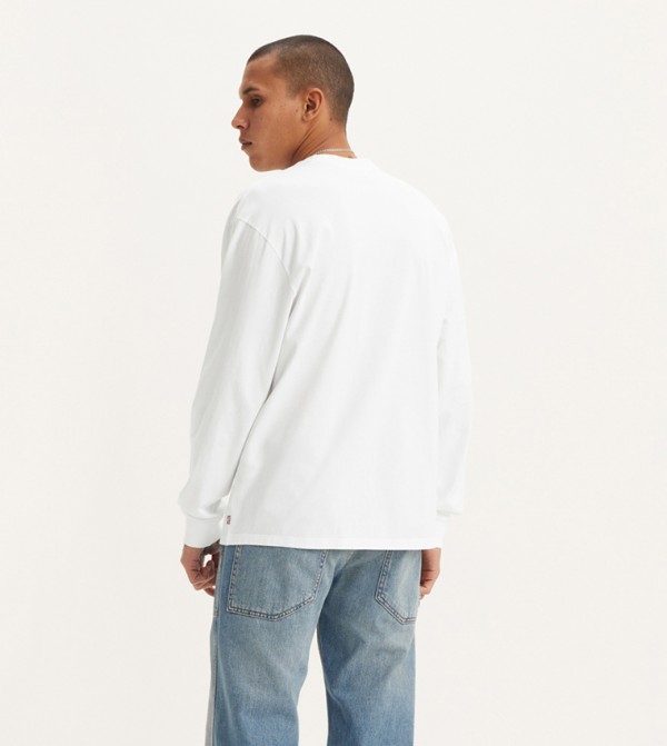 Levi's Levi's - White Round Neck T-Shirts