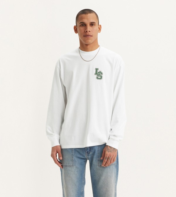 Levi's Levi's - White Round Neck T-Shirts