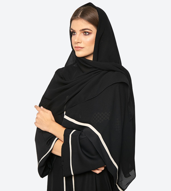 Zahra Abayas  Arabian Clothing - Black Abaya