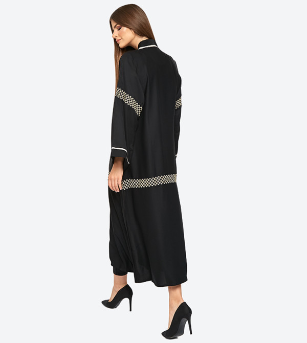 Zahra Abayas  Arabian Clothing - Black Abaya