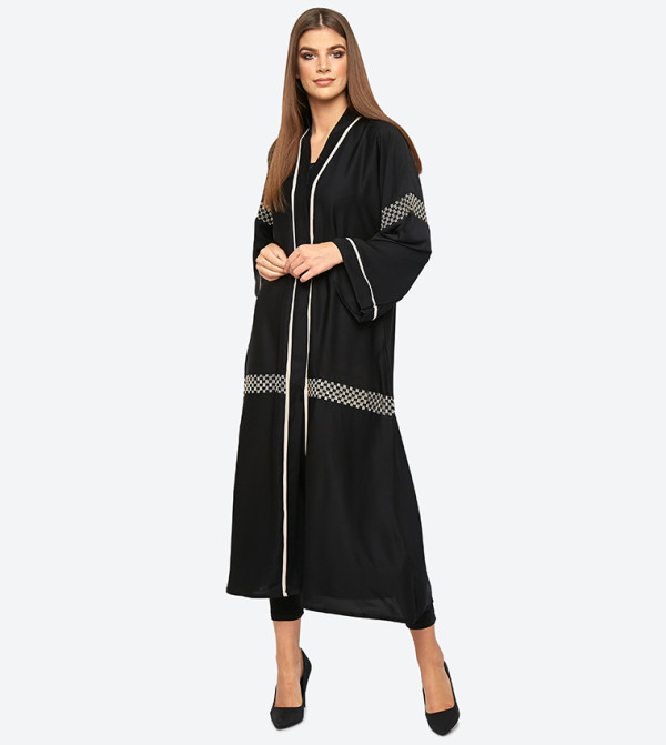 Zahra Abayas  Arabian Clothing - Black Abaya