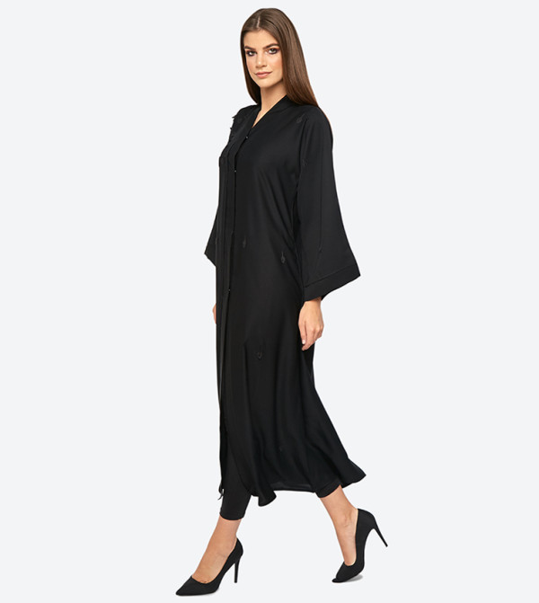 Zahra Abayas  Arabian Clothing - Black Abaya