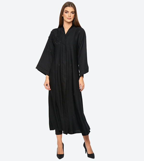 Zahra Abayas  Arabian Clothing - Black Abaya