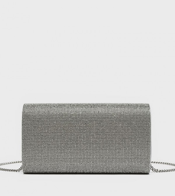Fyor  Clutches - Silver Clutches