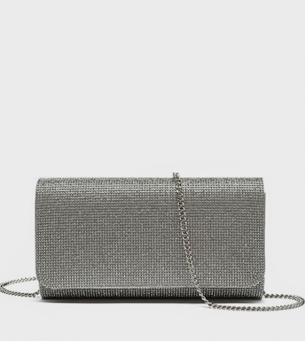 Fyor  Clutches - Silver Clutches