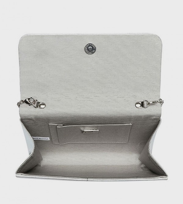 Fyor  Clutches - Silver Clutches