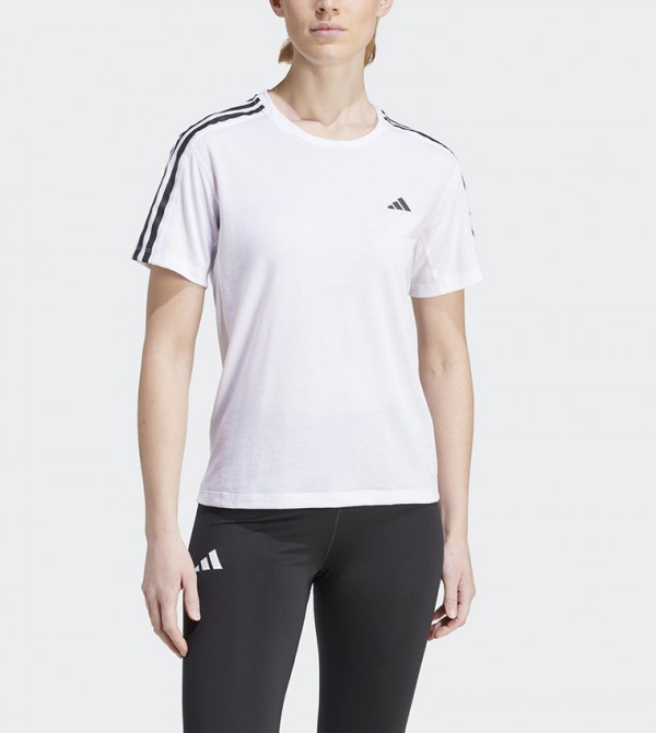 Adidas  Clothing - White Active T shirts